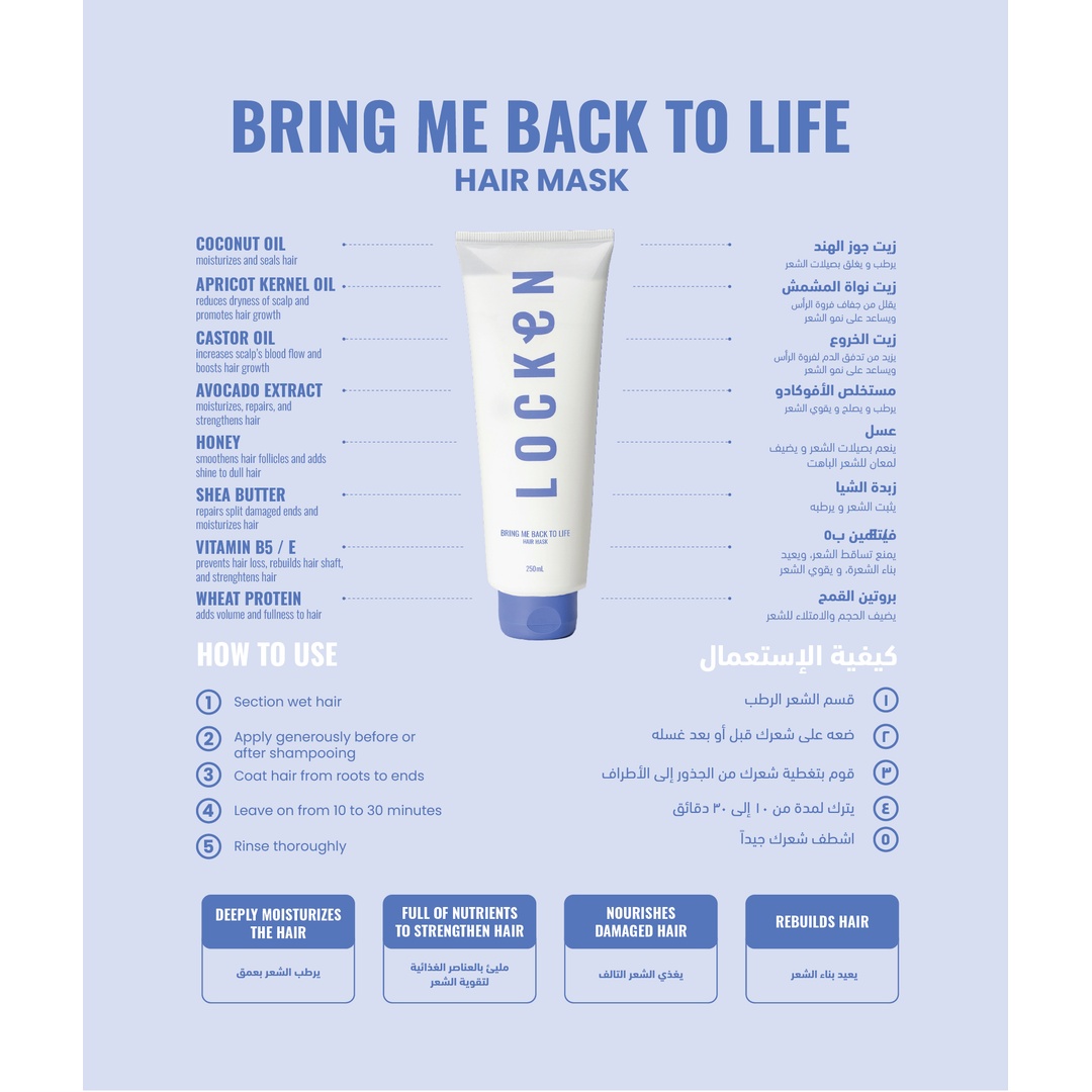 ماسك الشعر لوكن Bring Me Back To Life - 250 مل
