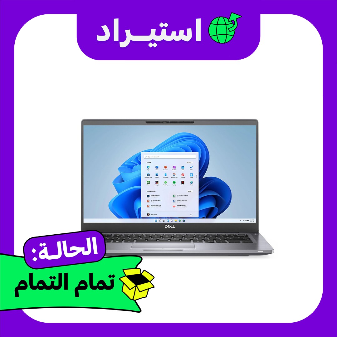 لابتوب استيراد Dell Latitude 7400 Metal Intel® Core i5 - رام 8 جيجا - 14 انش - رمادي