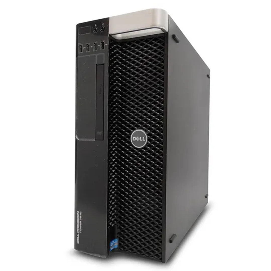 كمبيوتر استيراد Dell T7810 Tower Dual Xeon E5-2690 v4 - رام 16 جيجا - هارد 128GB SSD + 400GB HDD