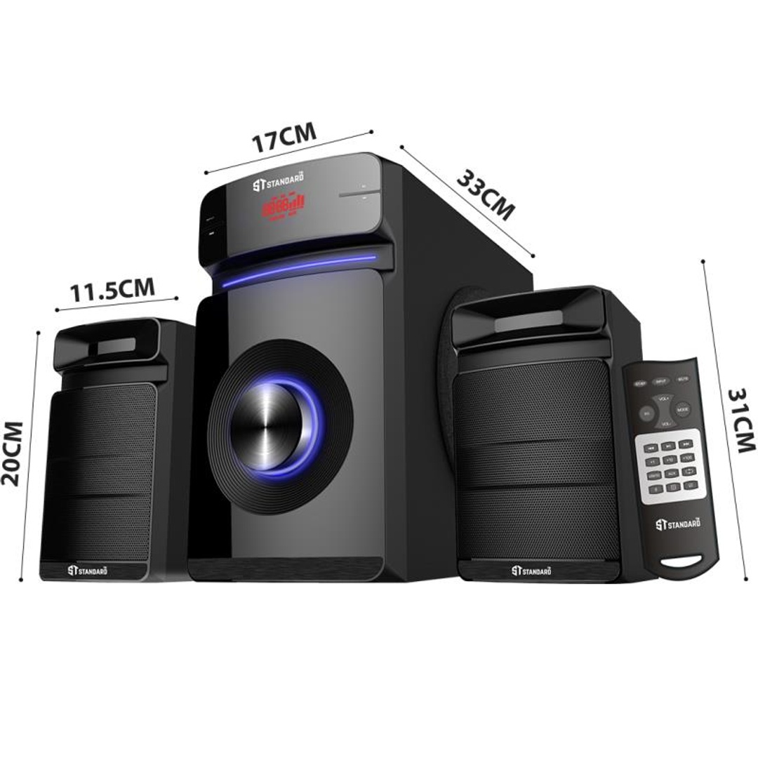 مكبر صوت مع مضخم صوت من إس تي - Vortex 6000