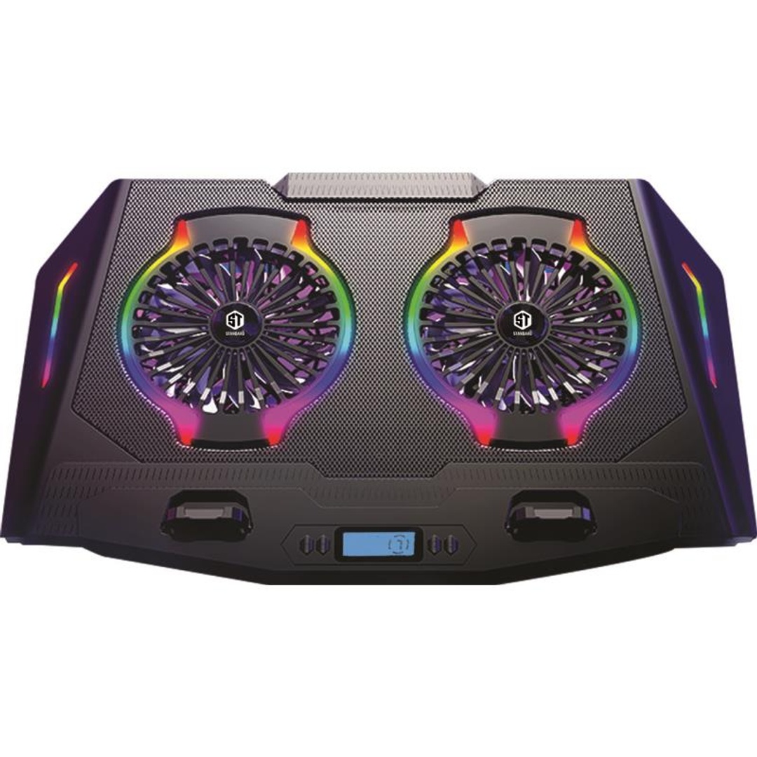 قاعدة تبريد لابتوب بحامل للموبايل من إس تي - ICE07