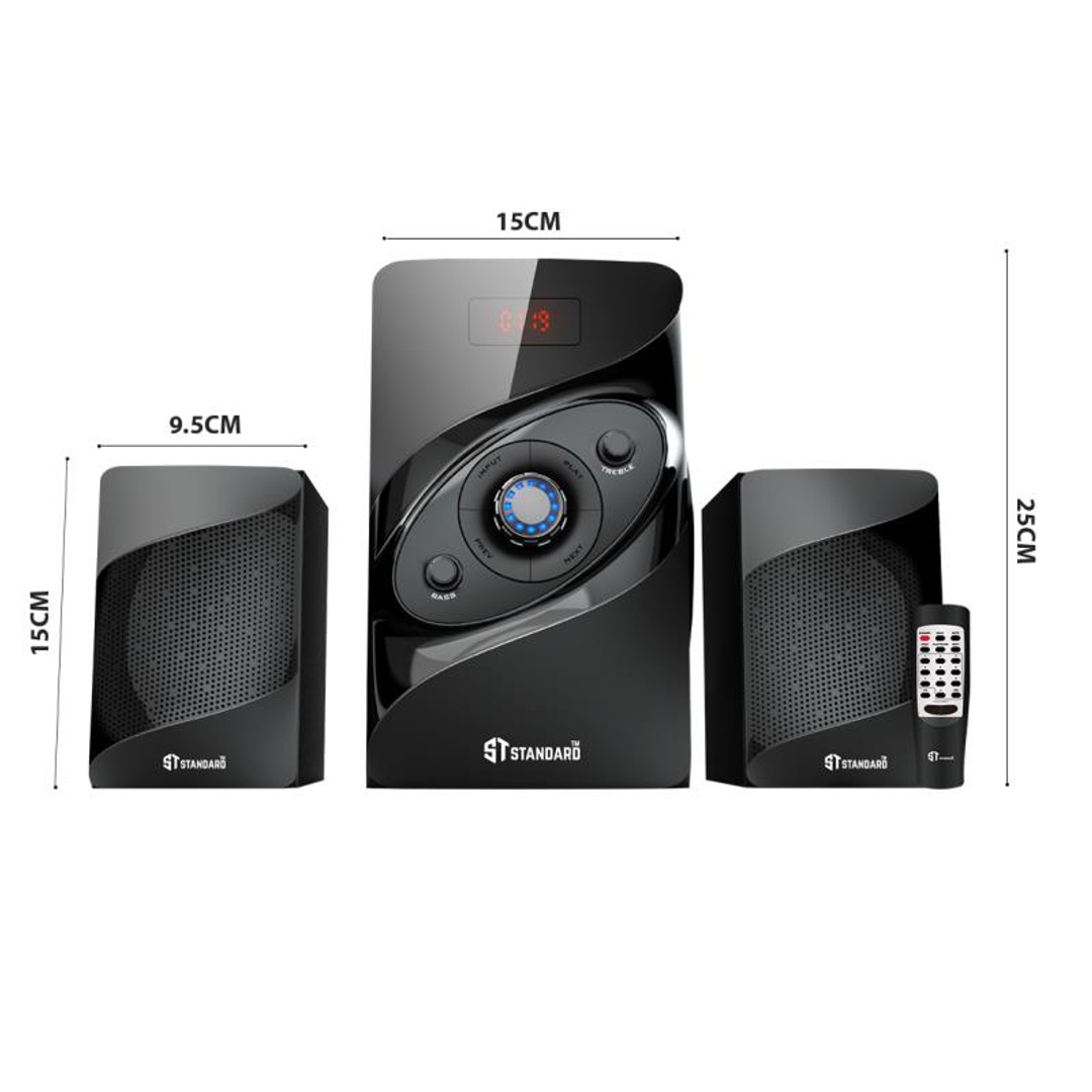 مكبر مع مضخم صوت من إس تي - Wave 2500