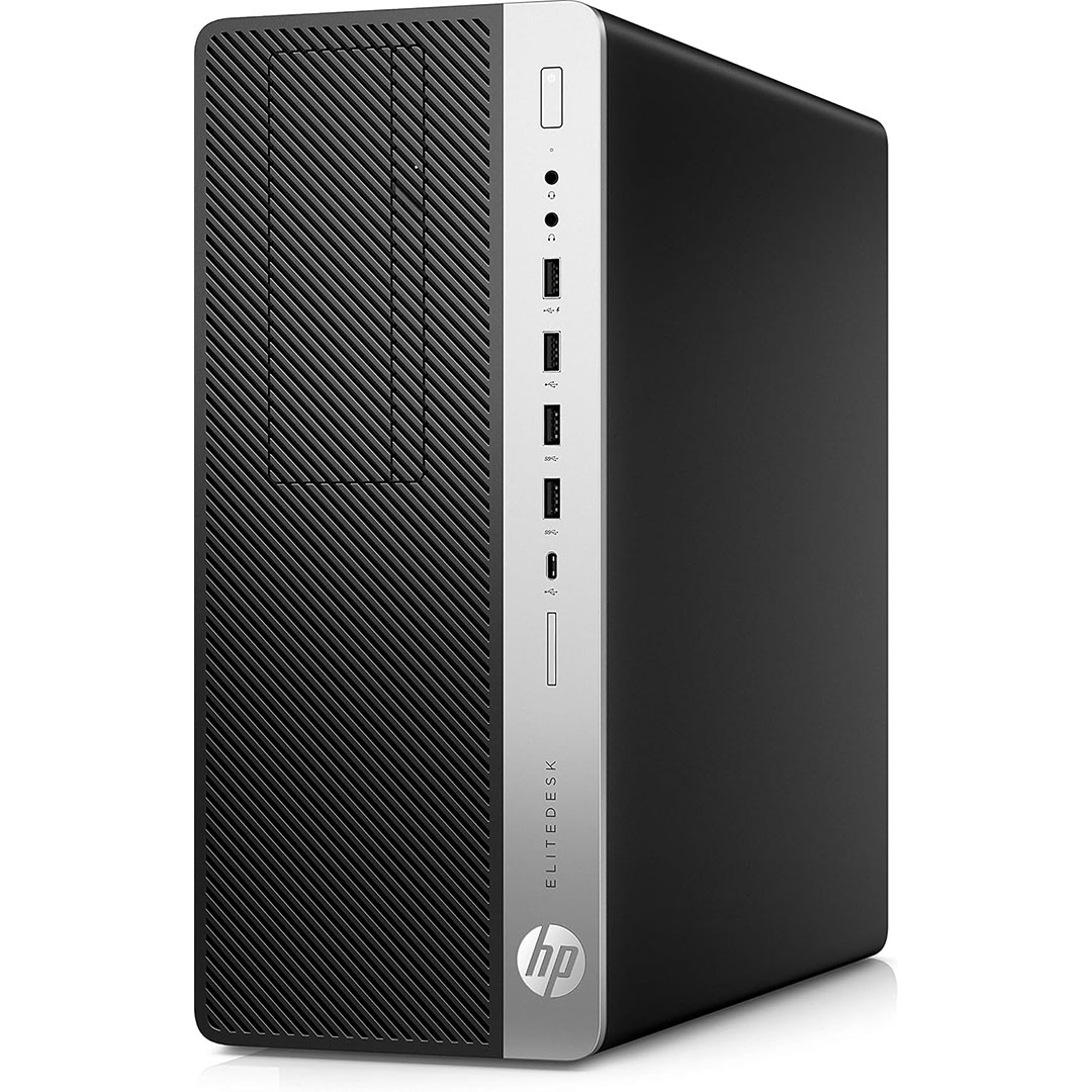 كمبيوتر استيراد HP 800 G3 Tower Core i5-6500 - رام 16 جيجا - SSD 128 جيجا - أسود