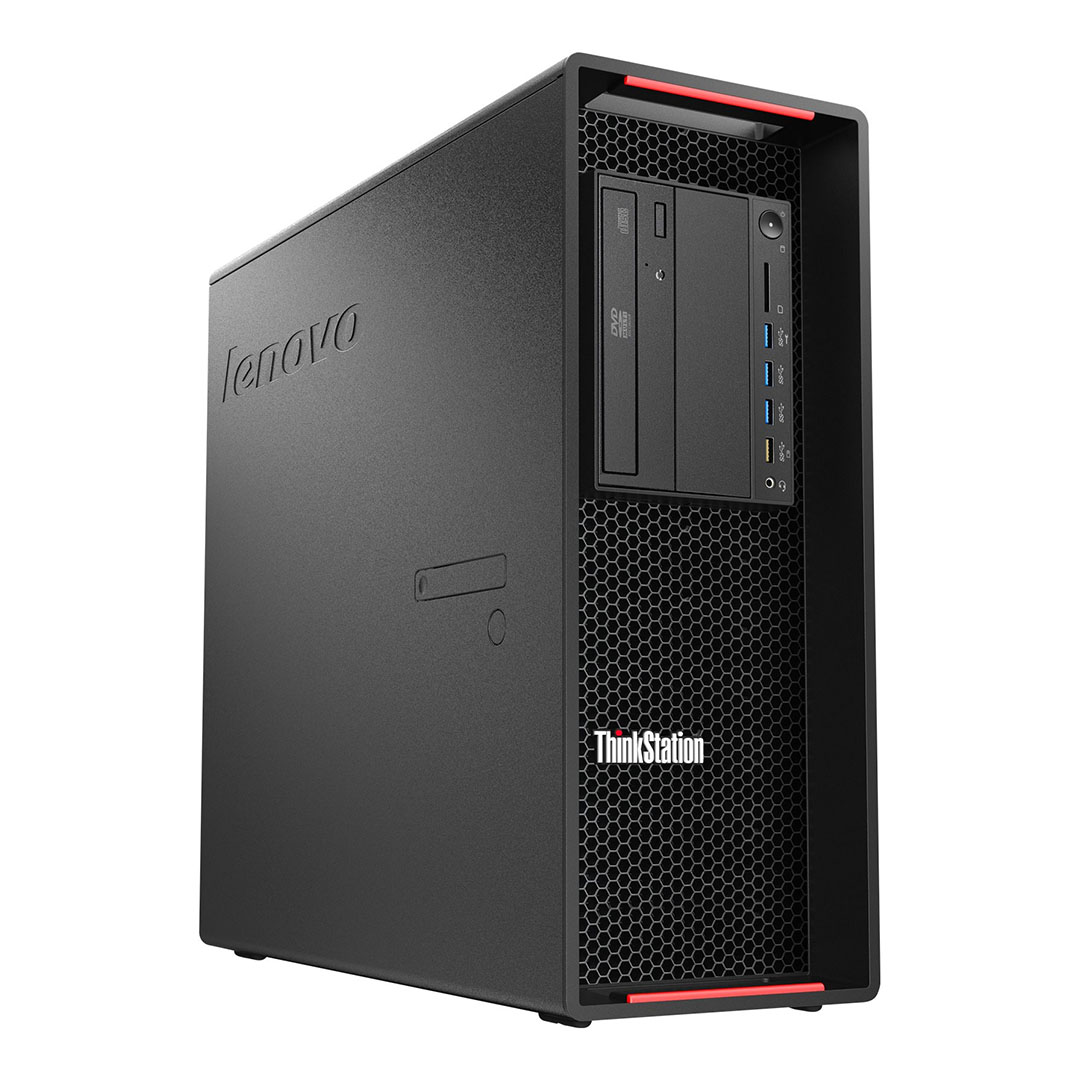 كمبيوتر استيراد Lenovo ThinkStation P710 Xeon - رام 16 جيجا - هارد 320 جيجا - أسود