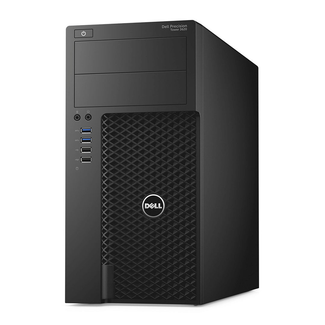 كمبيوتر استيراد Dell Precision T3620 Xeon - رام 16 جيجا - هارد 128 جيجا - أسود