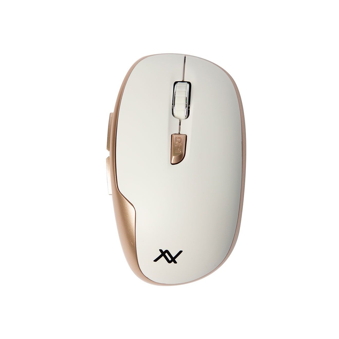 ماوس لاسلكي لافينتو - 2.4 هرتز - أبيض/ذهبي - Mo34W