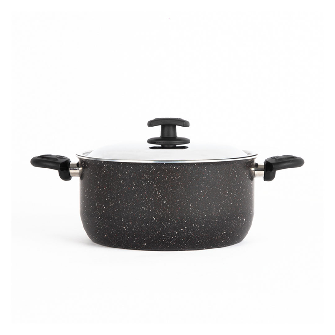 نوفال حله جرانيت كلاسيك بغطاء - مقاس 26 - أسود