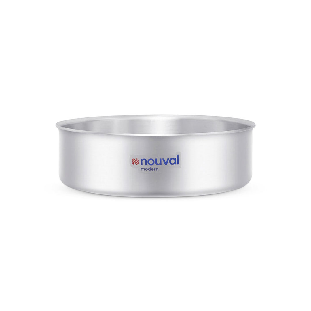 نوفال صينية فرن مستديرة نيو لوكس استانلس ستيل- مقاس 24