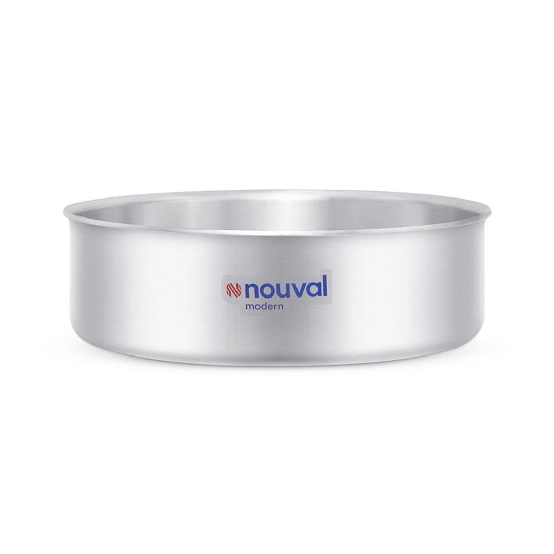 نوفال صينية فرن مستديرة نيو لوكس استانلس ستيل- مقاس 30