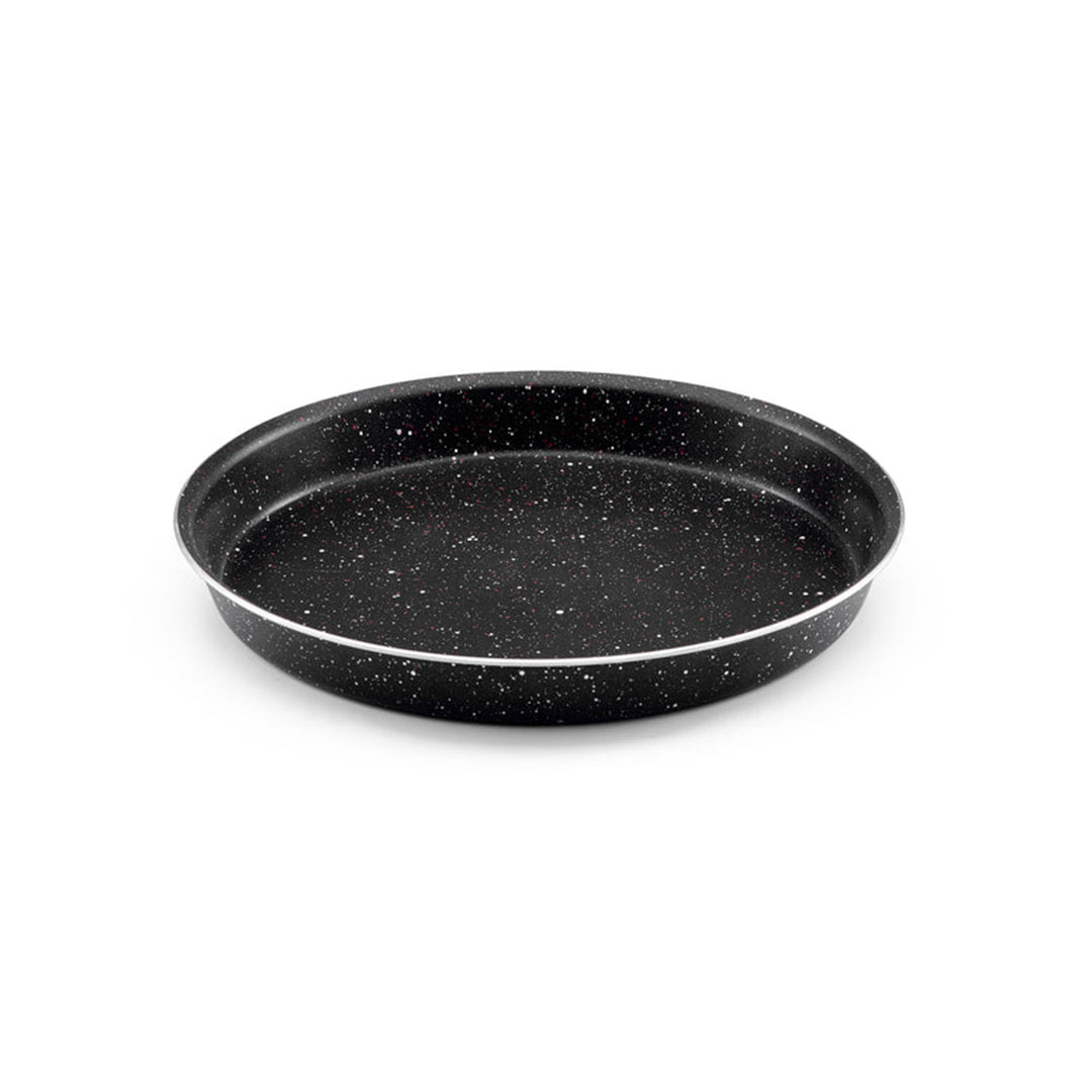 نوفال صينيه بيتزا جرانيت مقاس صغير - أسود
