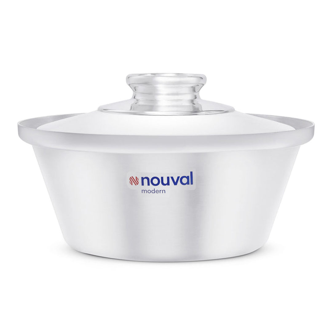 نوفال حله سوبر بغطاء و يد - استانلس ستيل - مقاس 42