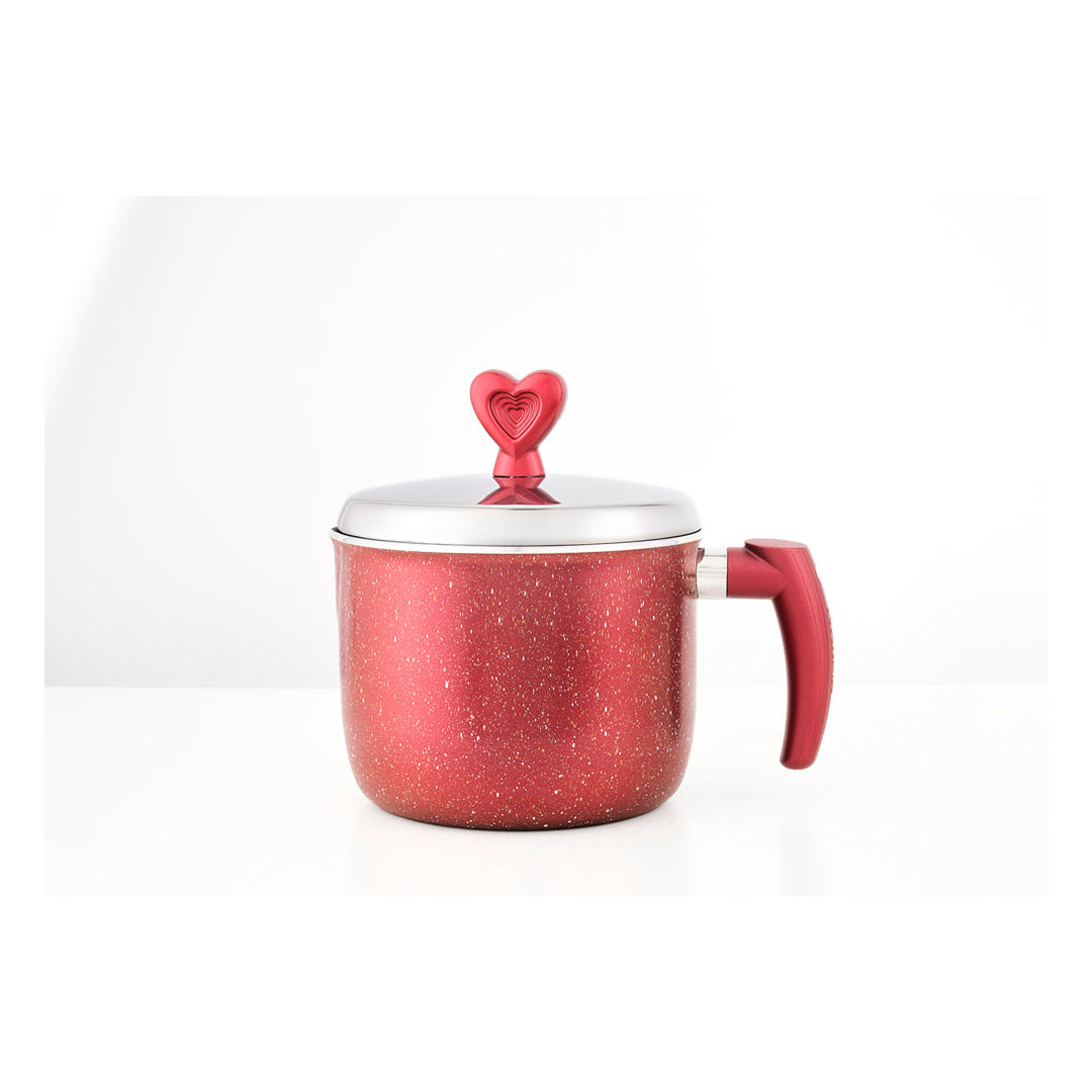 نوفال لبانة جرانيت لافلي بغطاء - مقاس 14 - أحمر