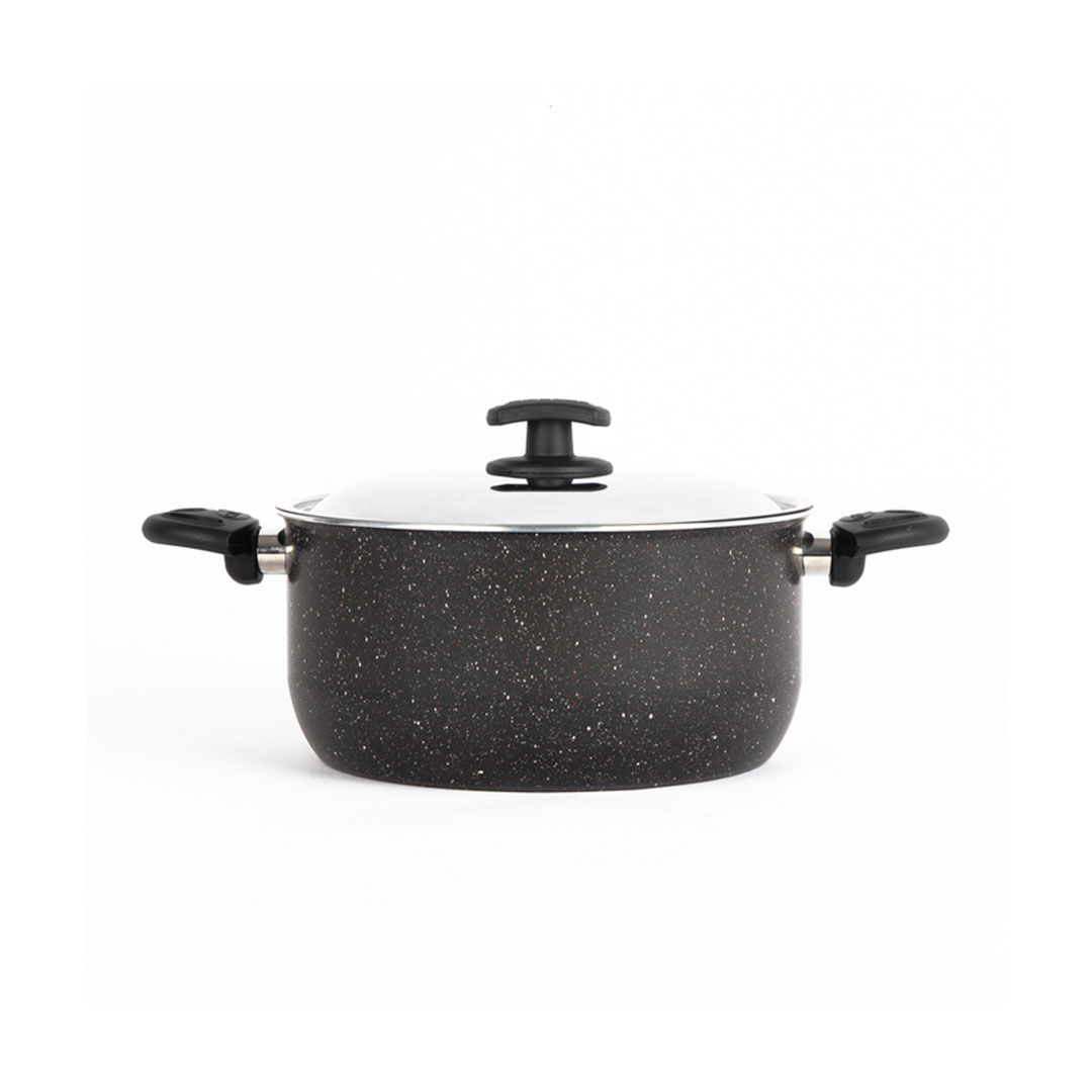 نوفال حله جرانيت كلاسيك بغطاء - مقاس 16 - أسود