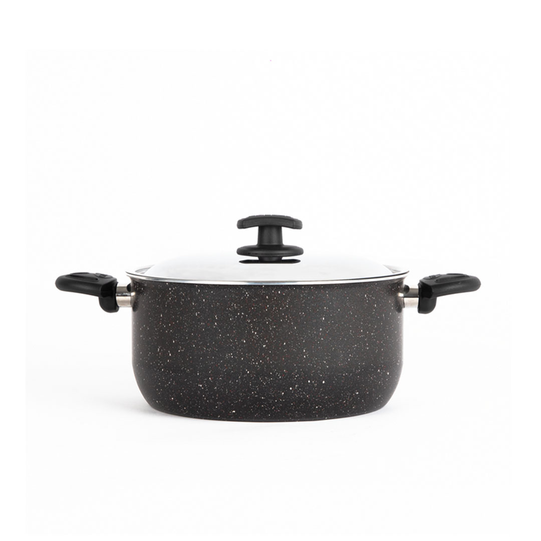 نوفال حله جرانيت كلاسيك بغطاء - مقاس 18 - أسود