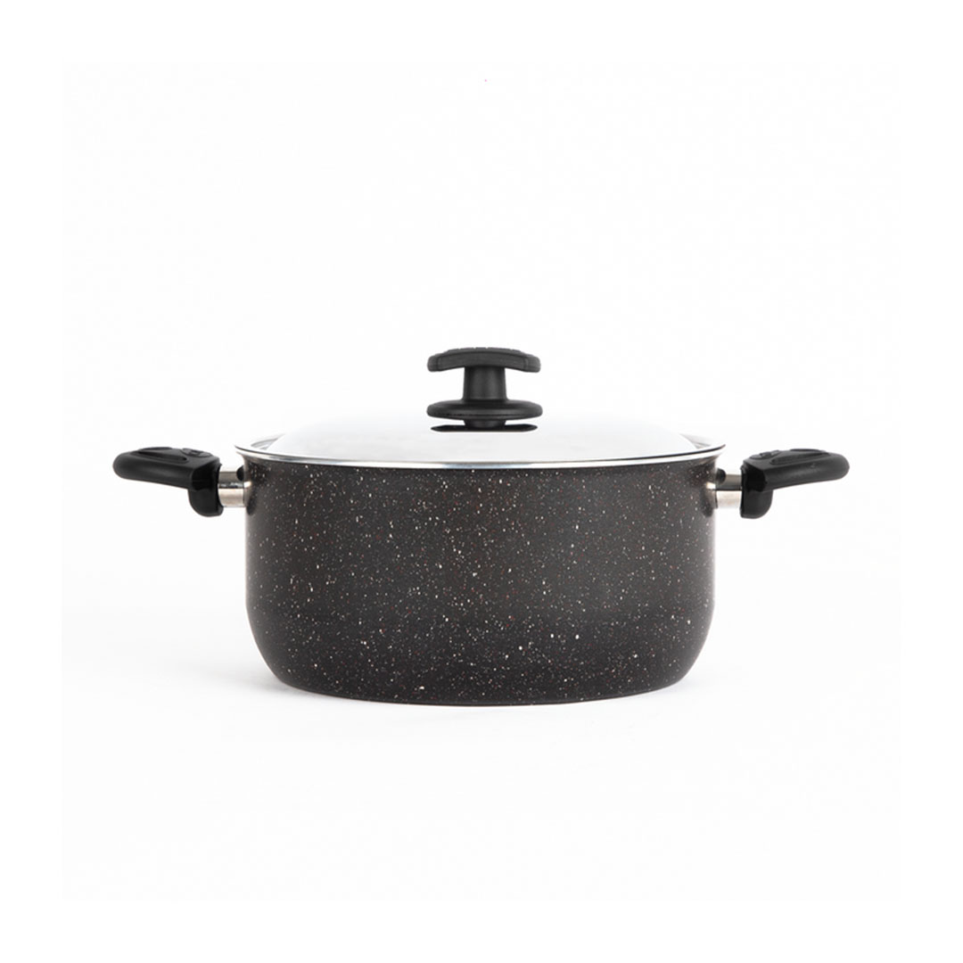 نوفال حله جرانيت كلاسيك بغطاء - مقاس 20 - أسود