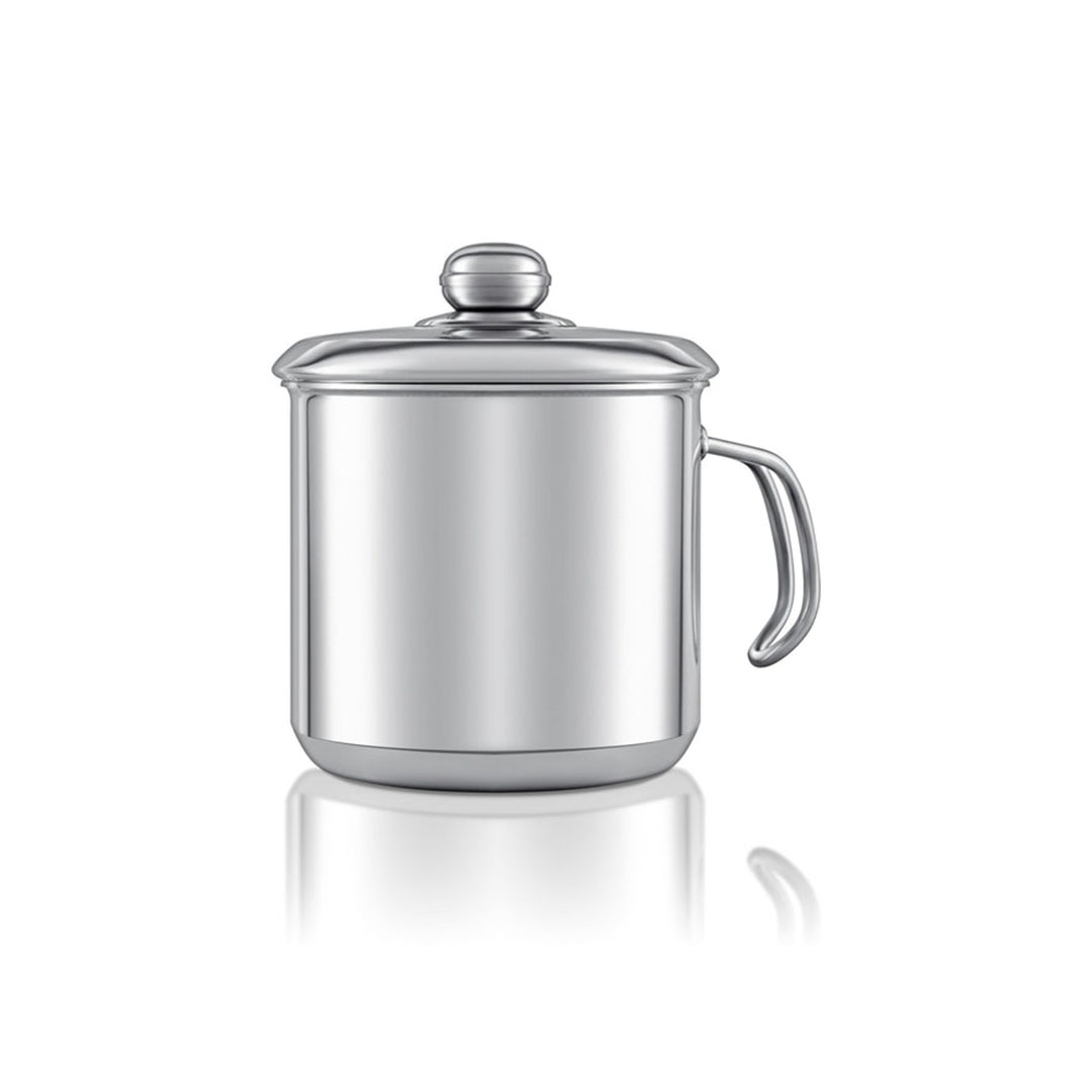 نوفال لبانة الومنيوم لوكس بغطاء و بيد - مقاس 12