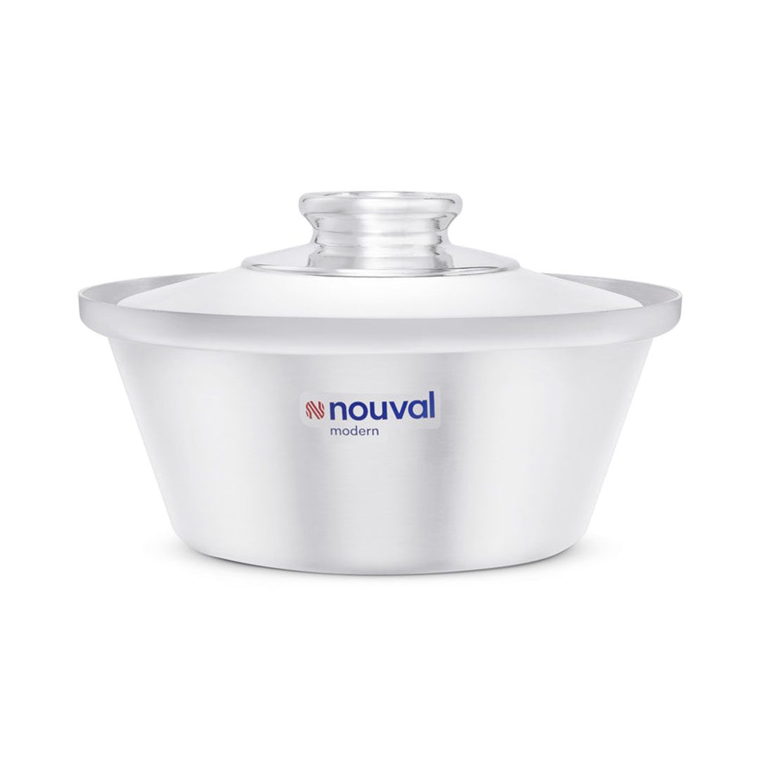 نوفال حله سوبر بغطاء و يد - استانلس ستيل - مقاس 42