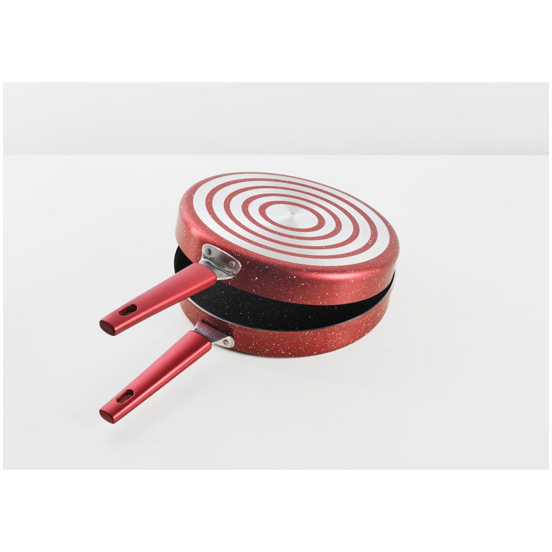 نوفال قالب اومليت جرانيت مستدير- مقاس 24 - أحمر