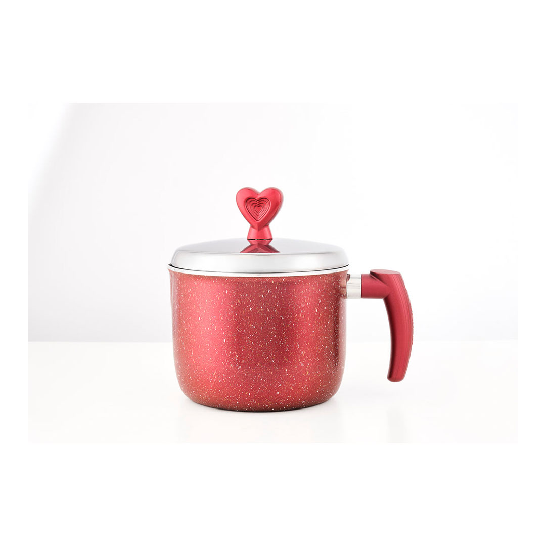 نوفال لبانة جرانيت لافلي بغطاء - مقاس 16 - أحمر