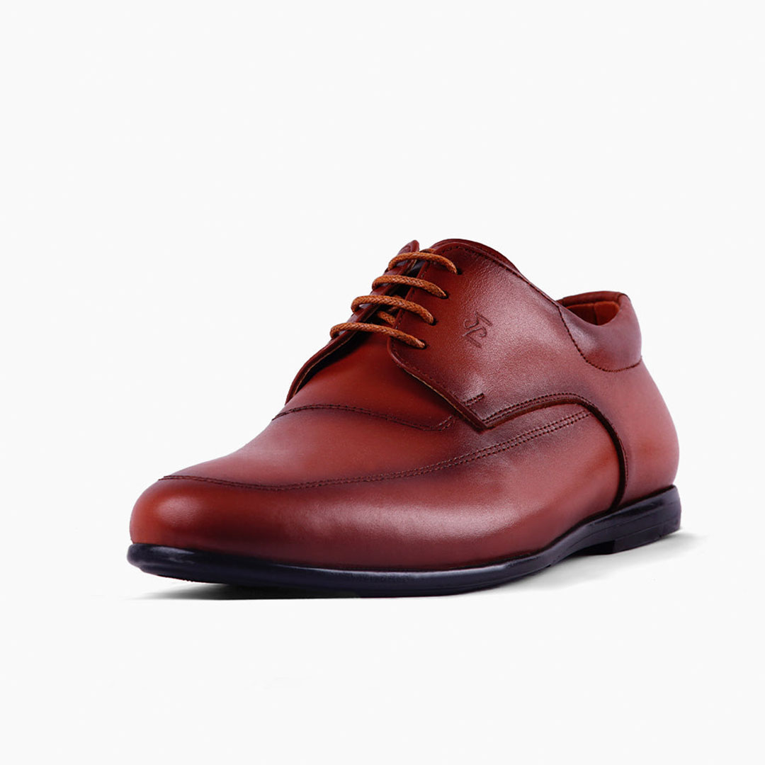 جزمة رجالي جلد طبيعي برباط - 16664