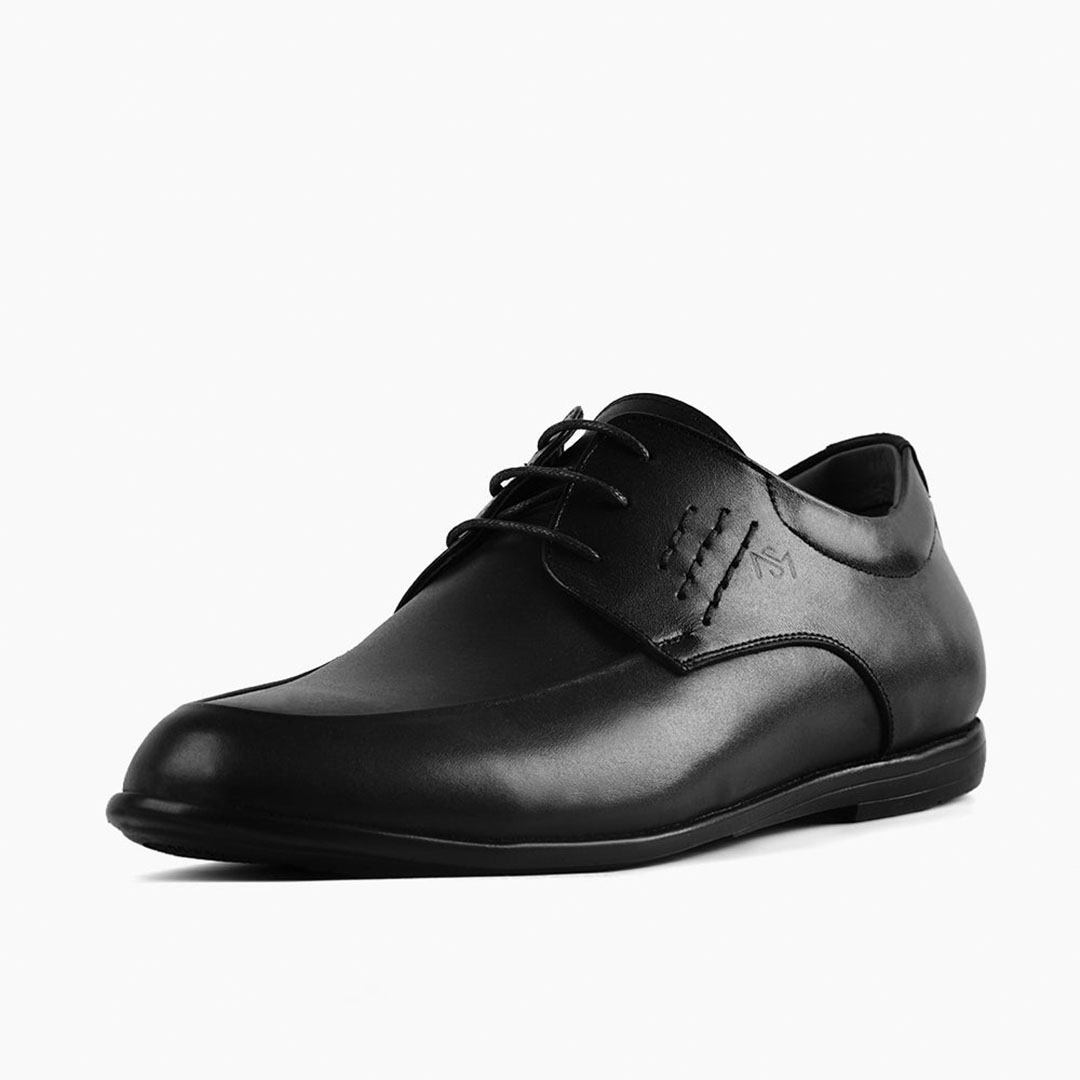 المرشدي جزمة رجالي جلد طبيعي برباط - 17325