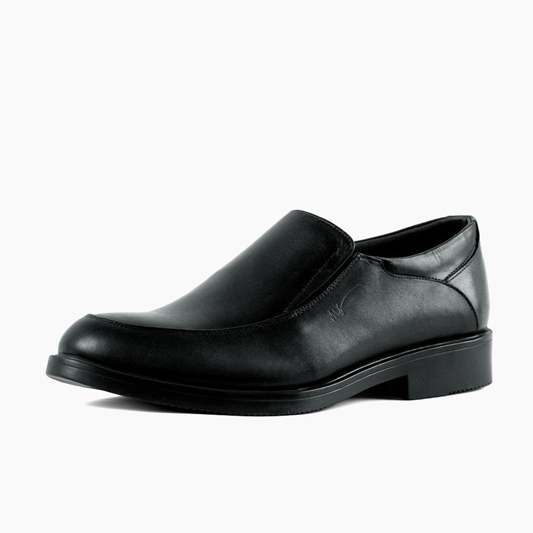 جزمة رجالي جلد طبيعي بدون رباط - 19079