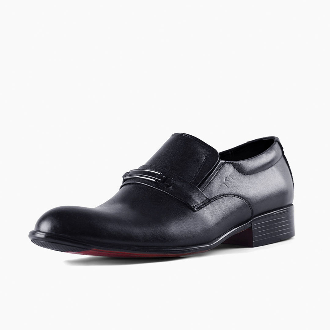 المرشدي جزمة رجالي جلد طبيعي بدون رباط - 17057