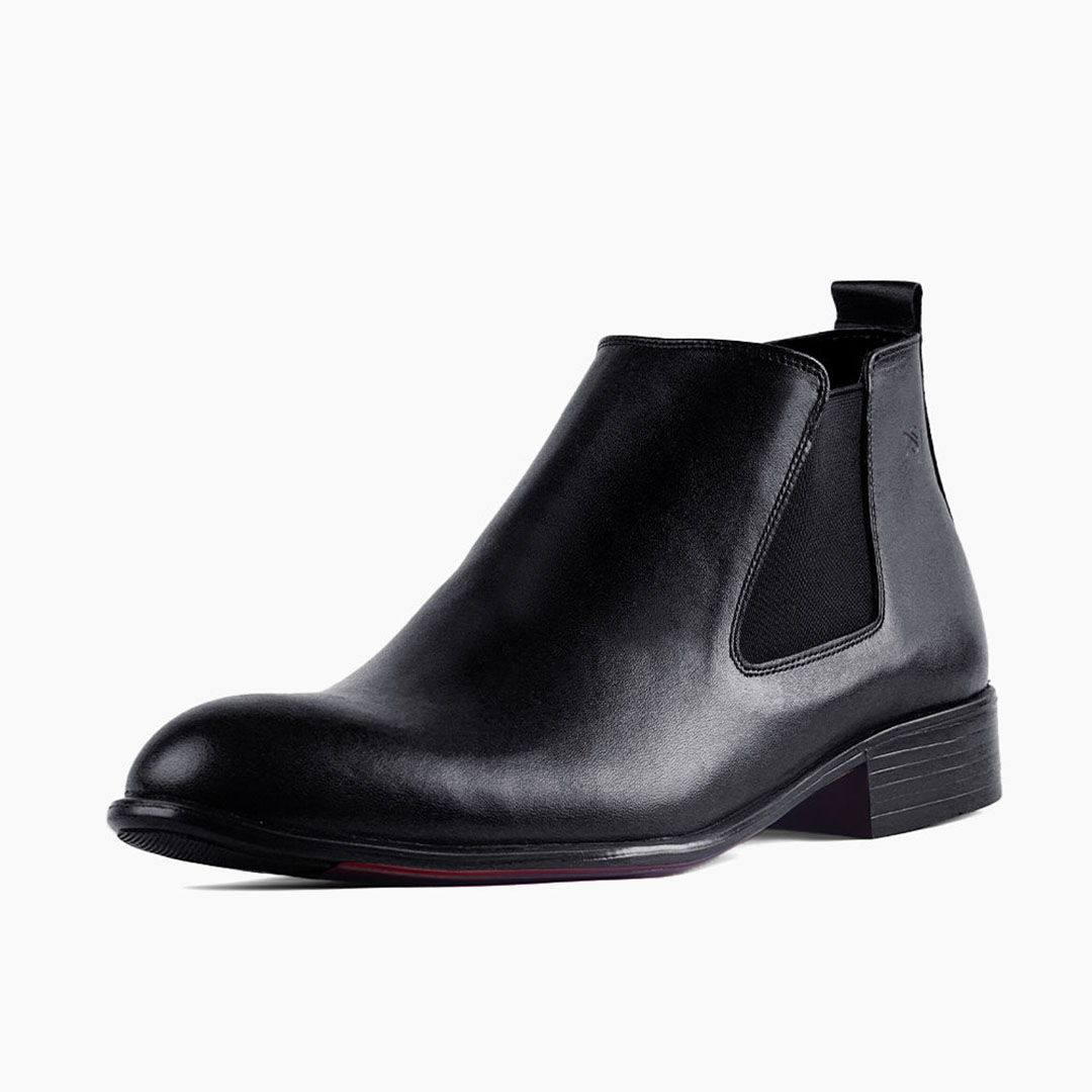 المرشدي بوت رجالي جلد طبيعي بدون رباط - 17371