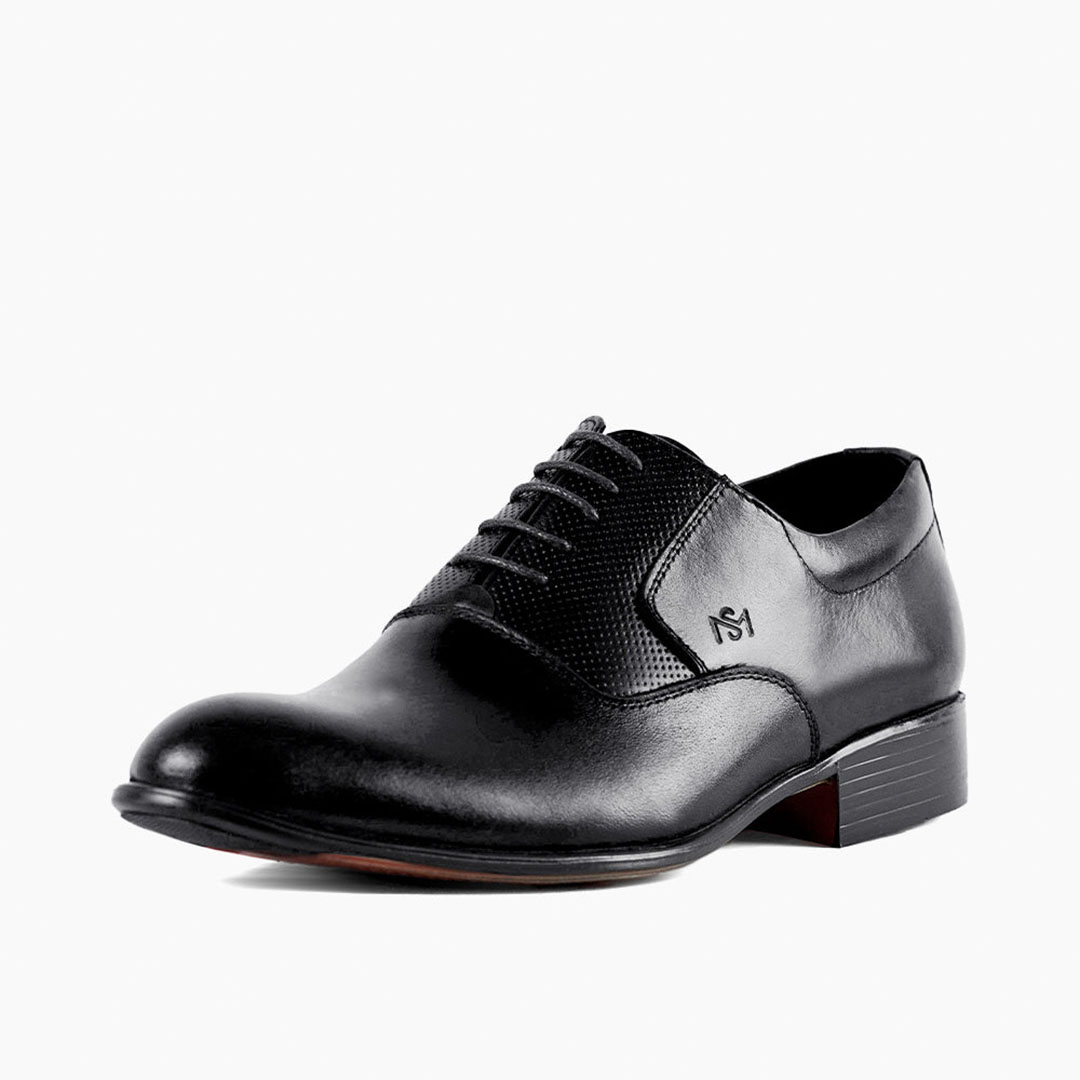 جزمة رجالي جلد طبيعي برباط - 17580