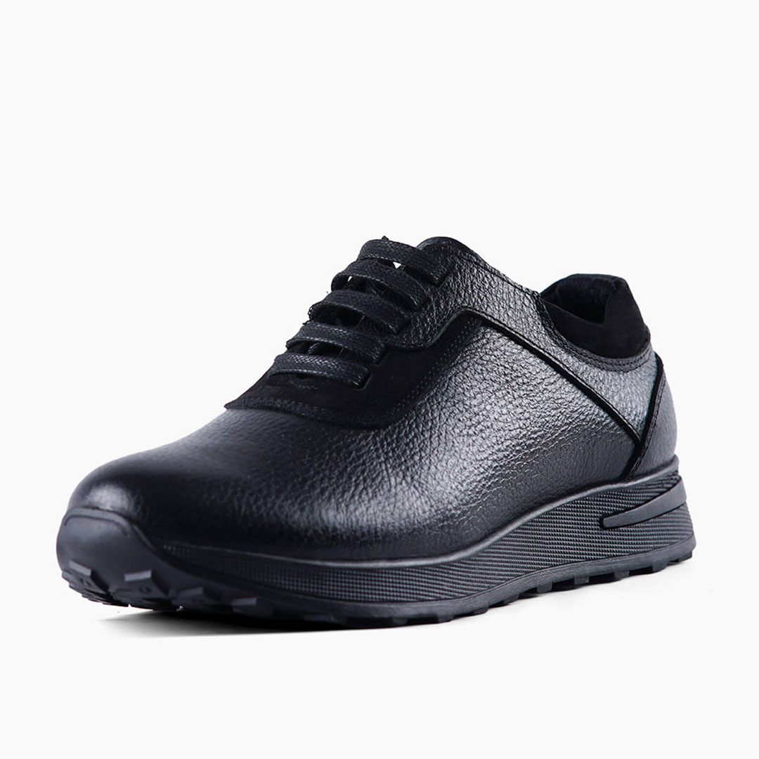 جزمة رجالي جلد طبيعي برباط كلاركس - 19468