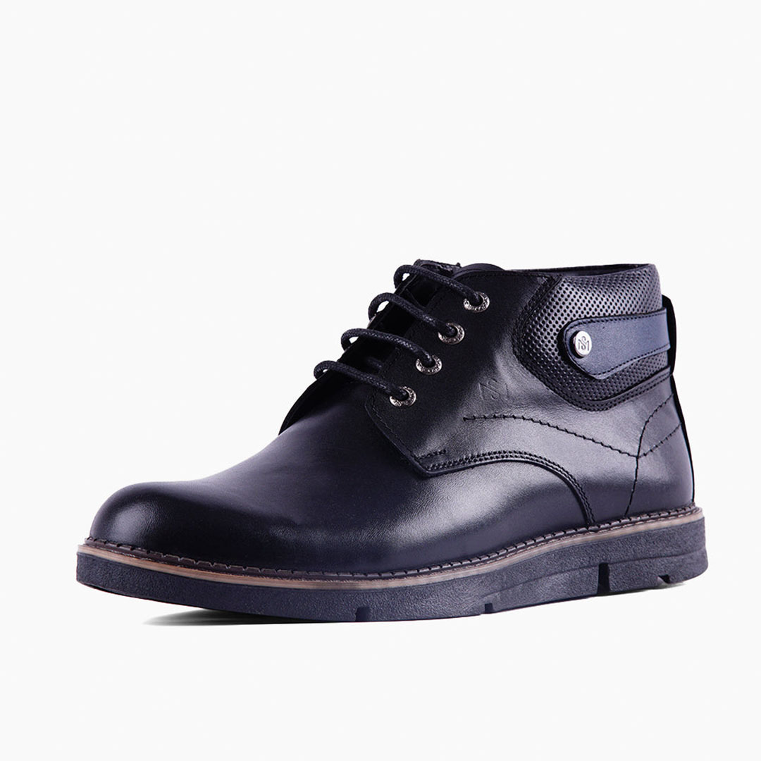 بوت رجالي برباط جلد طبيعي - 17960