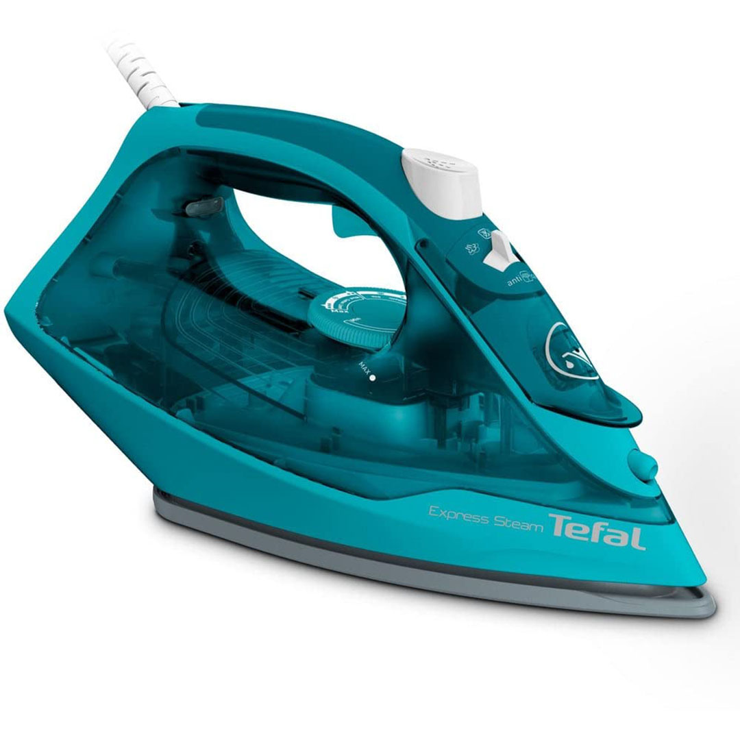 مكواة بخار اكسبرس من تيفال - 2500 وات - تركواز - FV2867