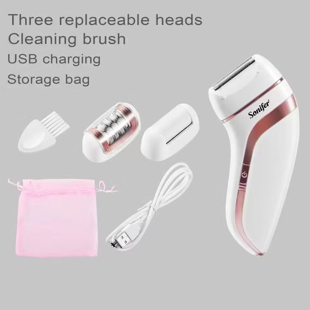 ماكينة ازالة الشعر سونيفير - ابيض - SF-9551
