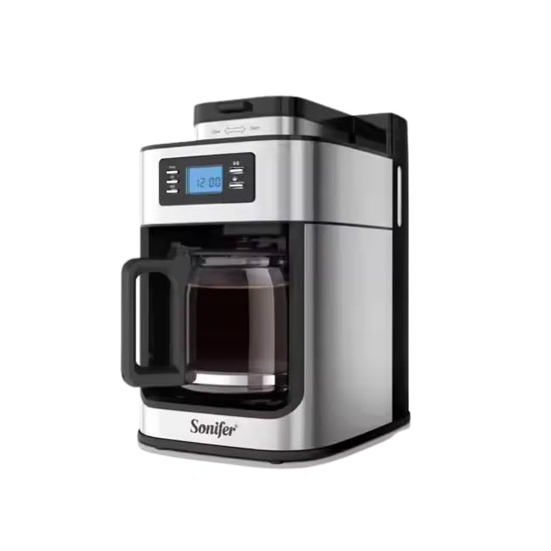 ماكينة تحضير القهوة من سونيفر - أسود / فضي - SF-3541