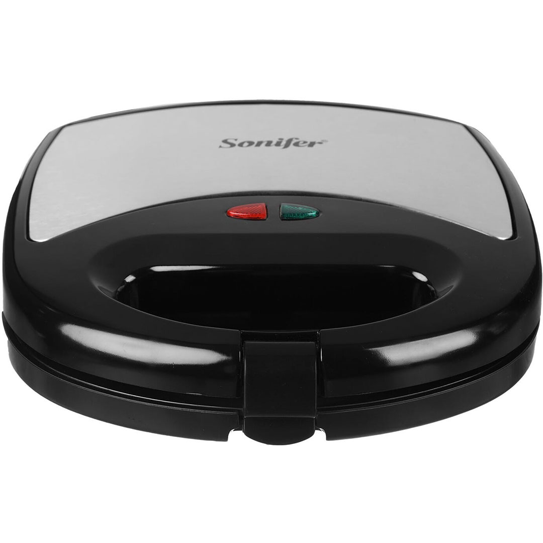 ماكينة صنع ساندويتشات من سونيفر - 700-800 وات - أسود - SF-6050