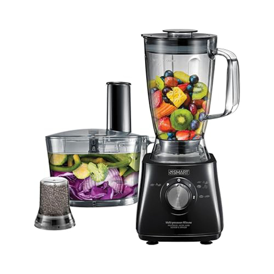 محضرة طعام كهربائي سمارت - 1500 وات - أسود - SFP500E