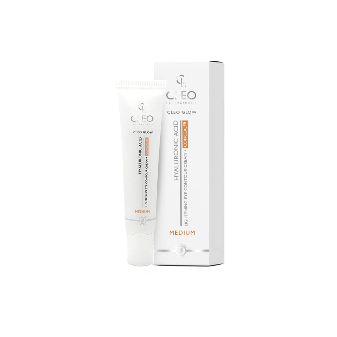 كليو كريم تفتيح محيط العين بحمض الهيالورونيك - متوسط - 15 مل