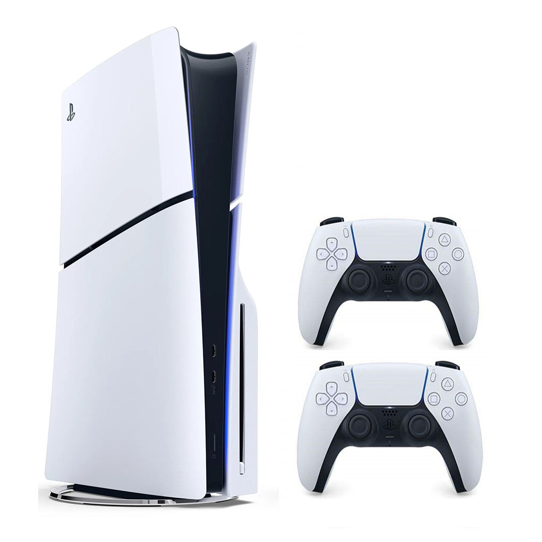 سوني بلاي ستيشن 5 سليم ديسك - النسخة السعودية - 2 ذراع إضافي