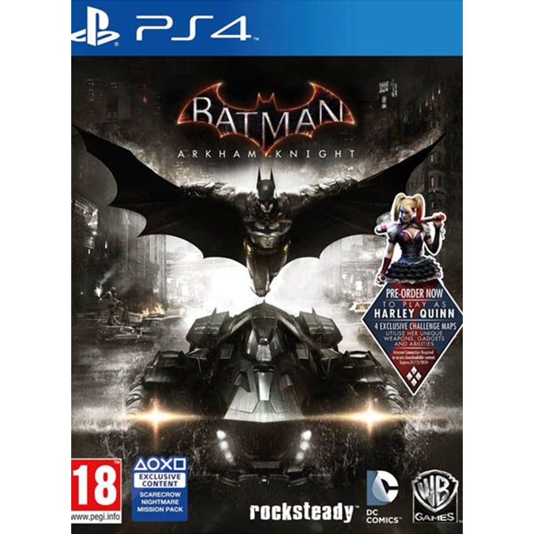 لعبة فيديو باتمان - فارس أركام من إنتاج شركة WB Games - نسخة PAL - النسخة الدولية - بلاي ستيشن 4