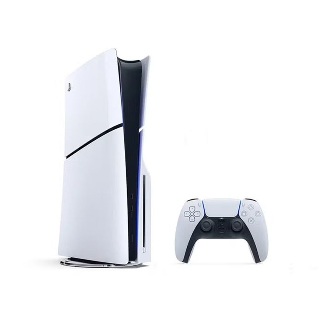 سوني بلاي ستيشن 5 سليم ديسك - الإصدار الدولي - مع لعبة FC 26 و ذراع أسود