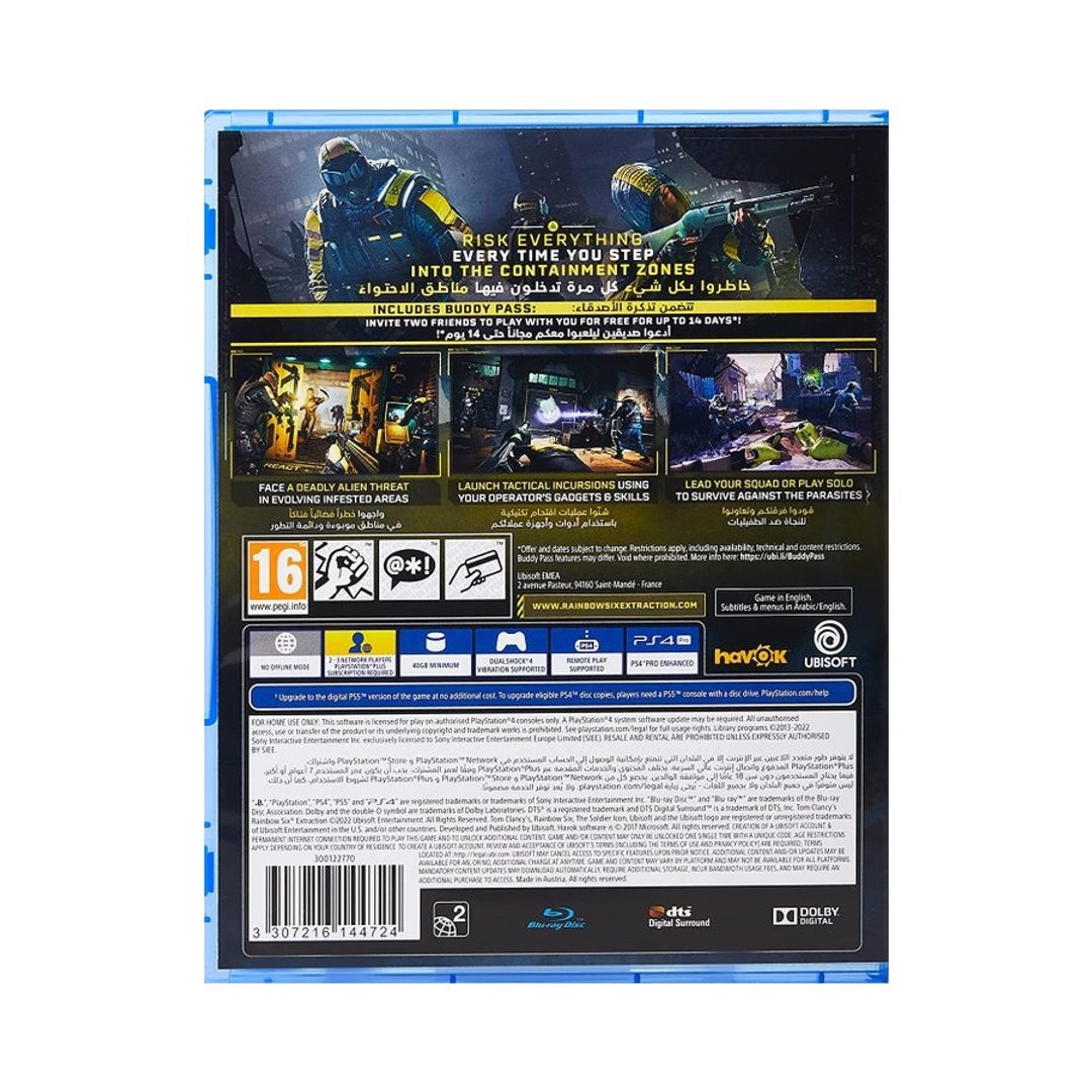 لعبة فيديو يوبيسوفت رينبو 6 إكستراكشن - بلاي ستيشن 4