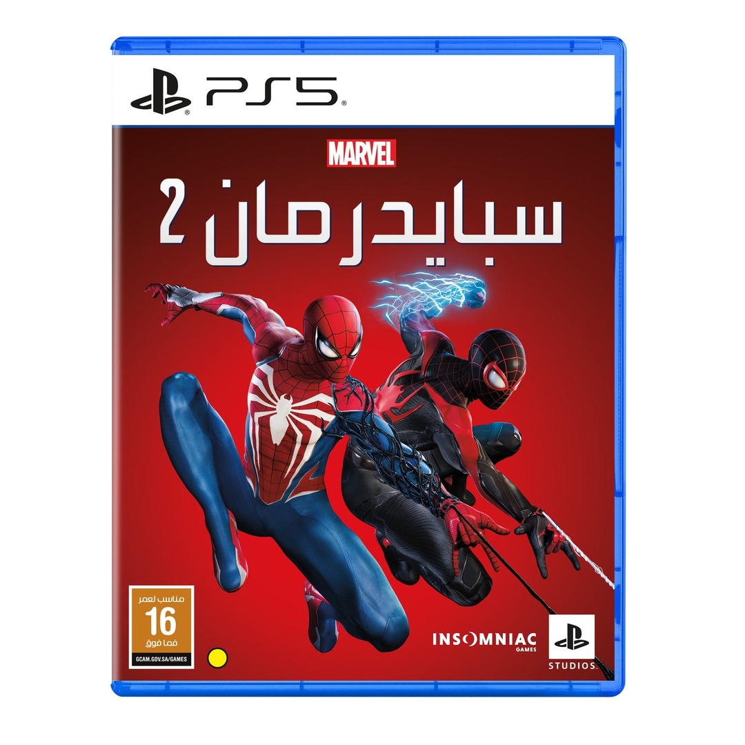 لعبة فيديو إنسومنياك جيمز مارفل سبايدرمان 2 - بلاي ستيشن 5 - بلاي ستيشن 5