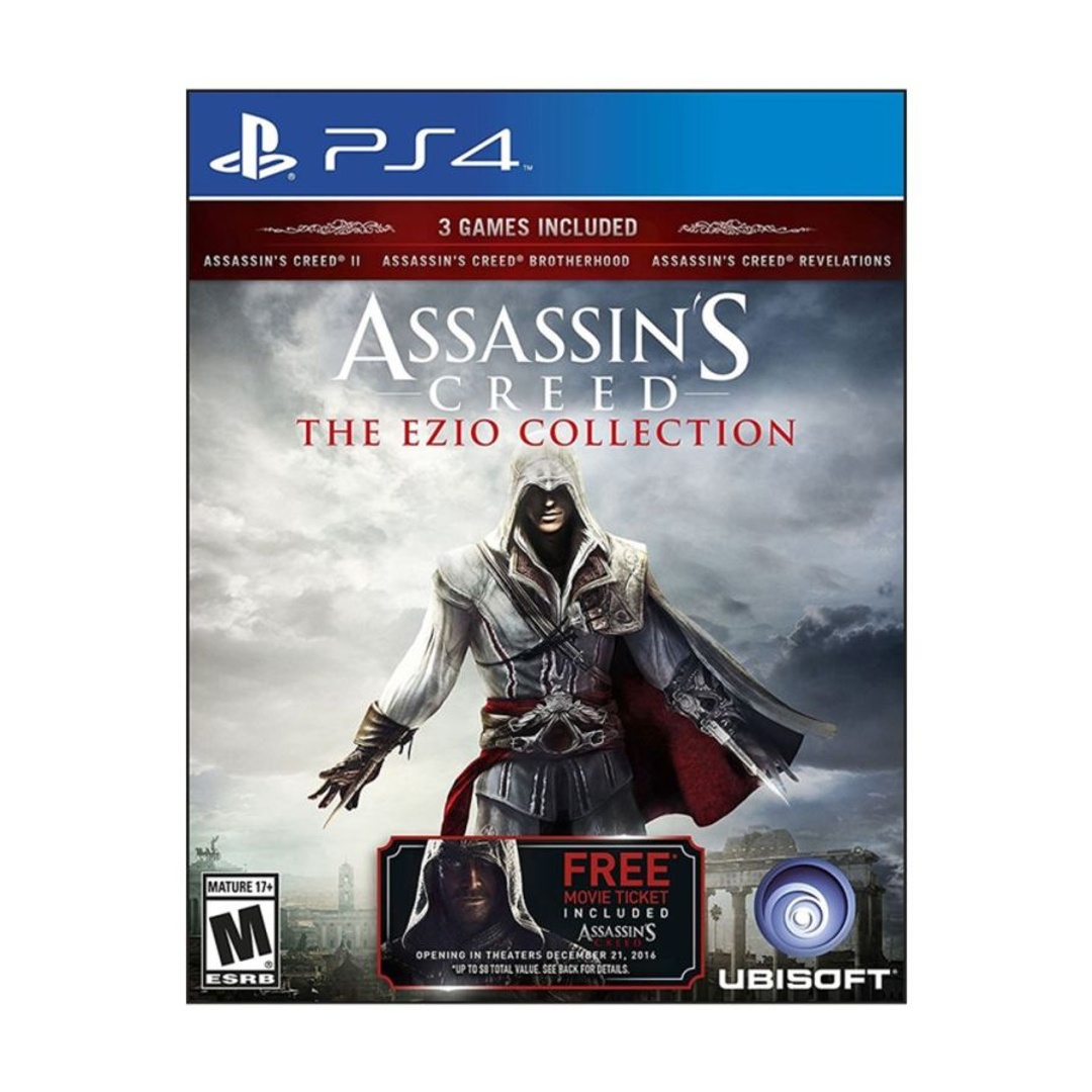 لعبة فيديو أساسنز كريد - مجموعة إيزيو من يوبيسوفت - النسخة الدولية - بلاي ستيشن 4