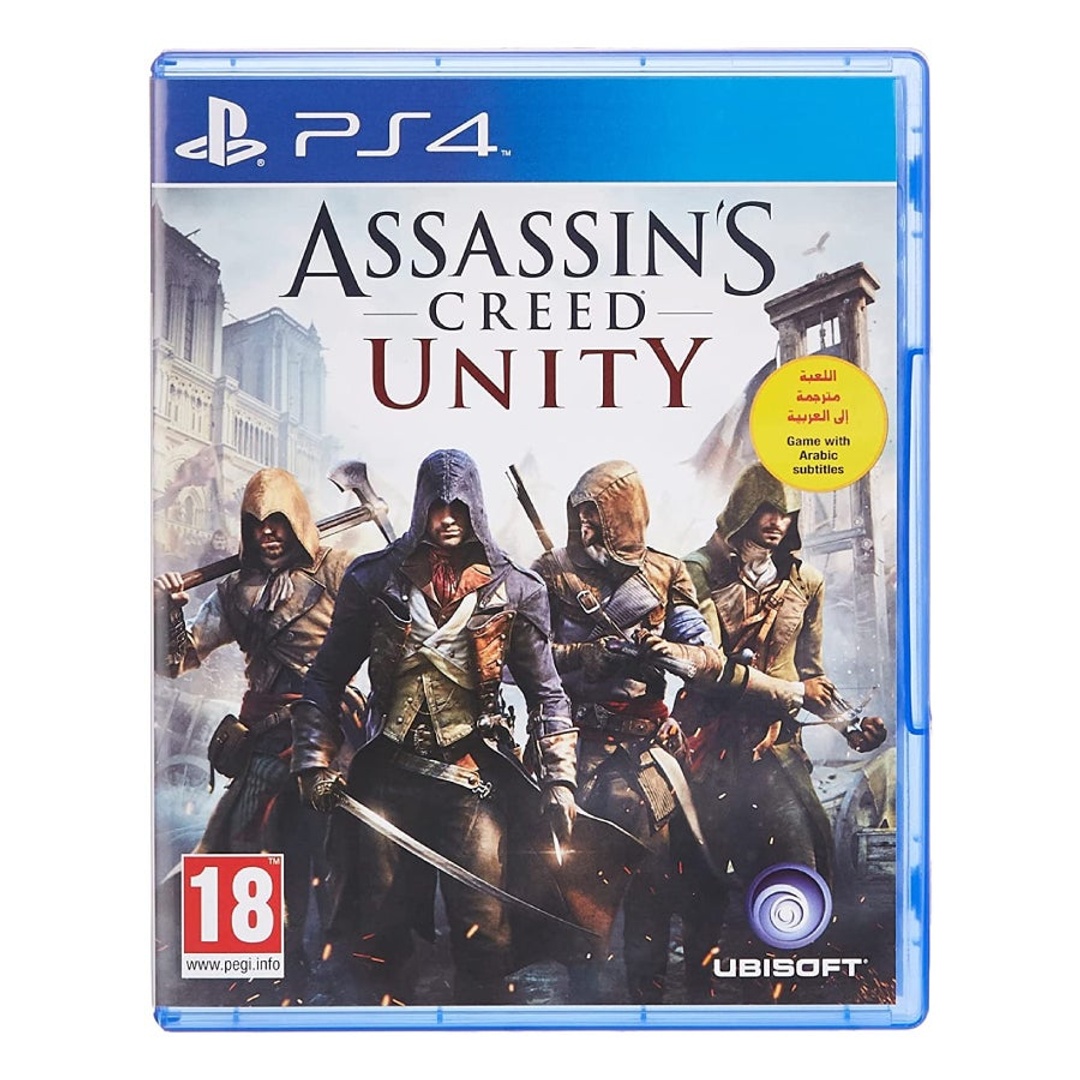 لعبة فيديو أساسنز كريد يونيتي من يوبيسوفت - مع ترجمة عربية - بلاي ستيشن 4