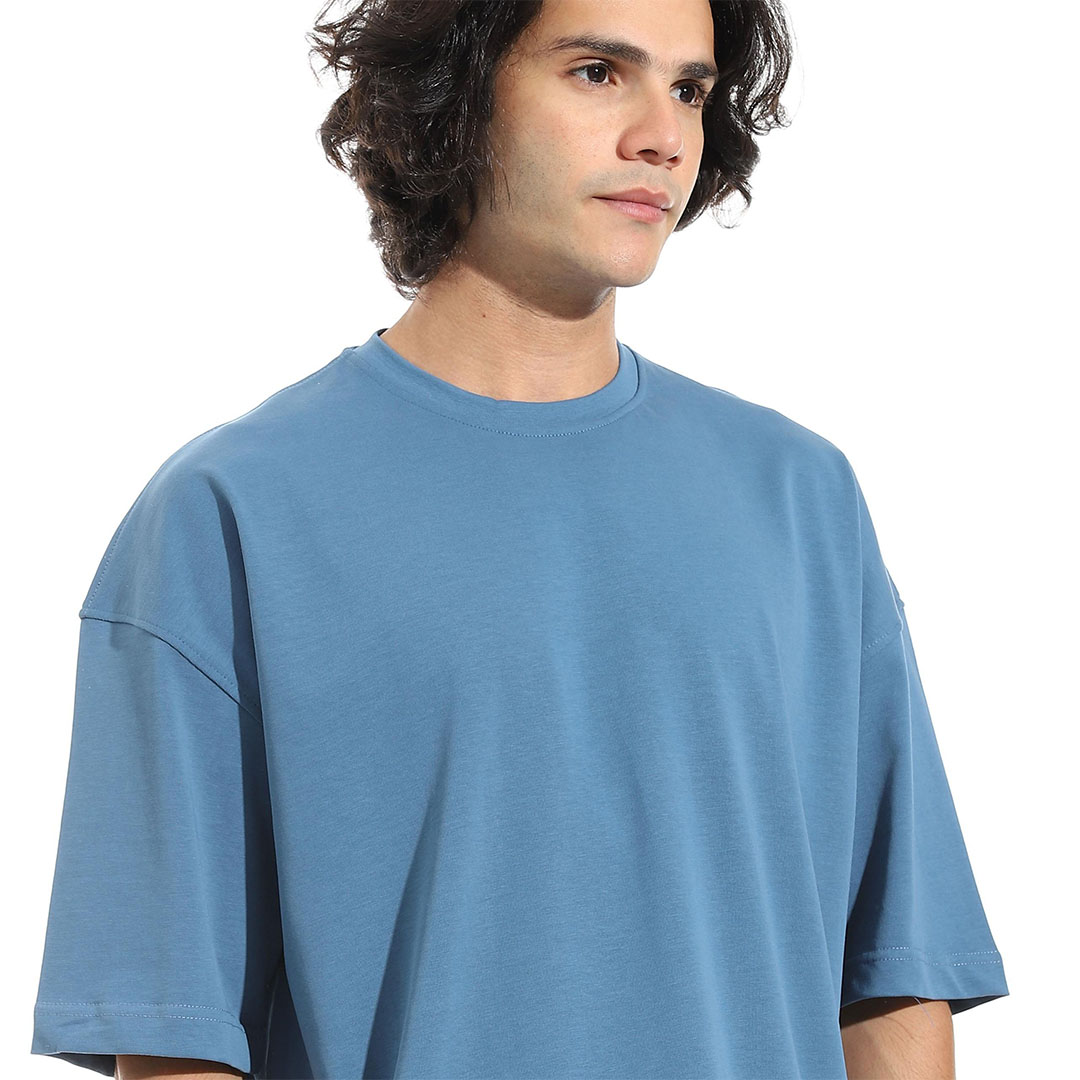 تيشيرت اوفر سايز رجالي قطن