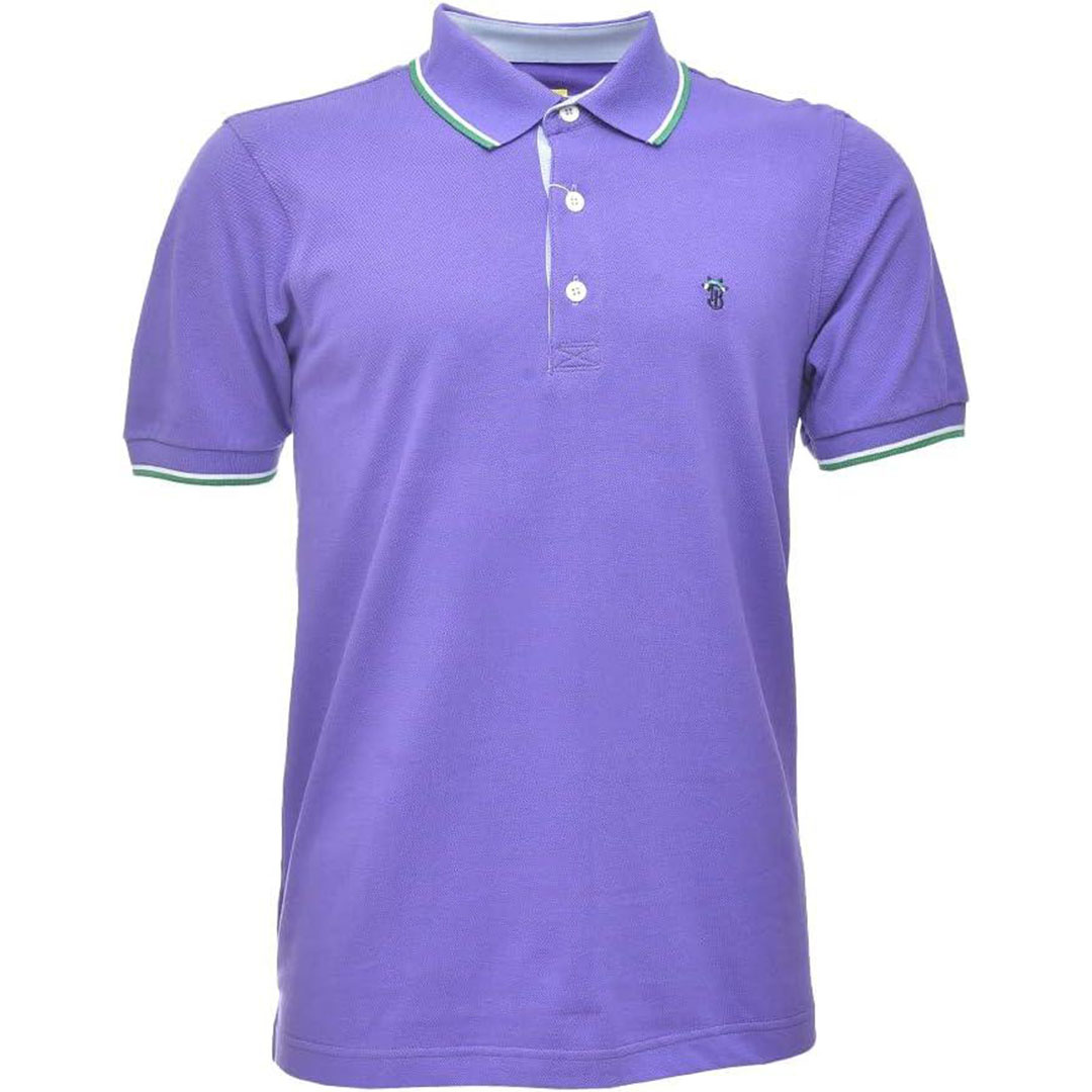 تيشيرت بولو رجالي نصف كم سادة