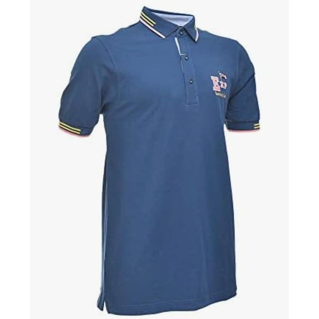 تيشيرت بولو رجالي - أزرق غامق