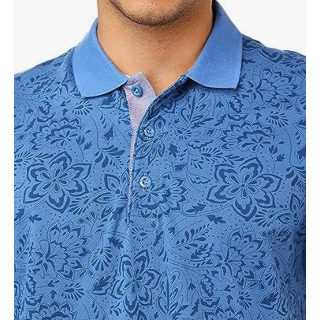 تيشيرت بولو رجالي نص كم - كحلي