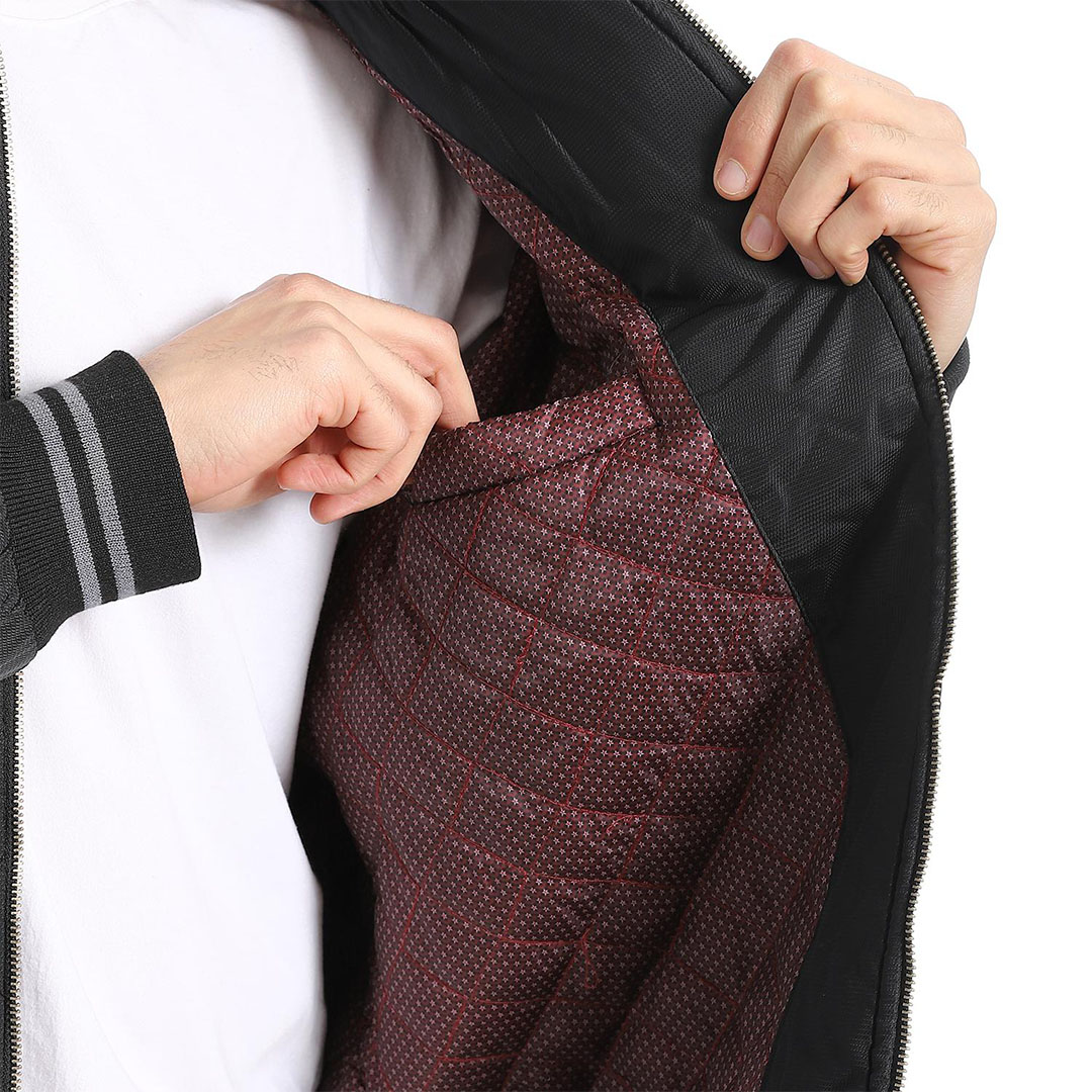 جاكيت رجالي كاجوال - أسود