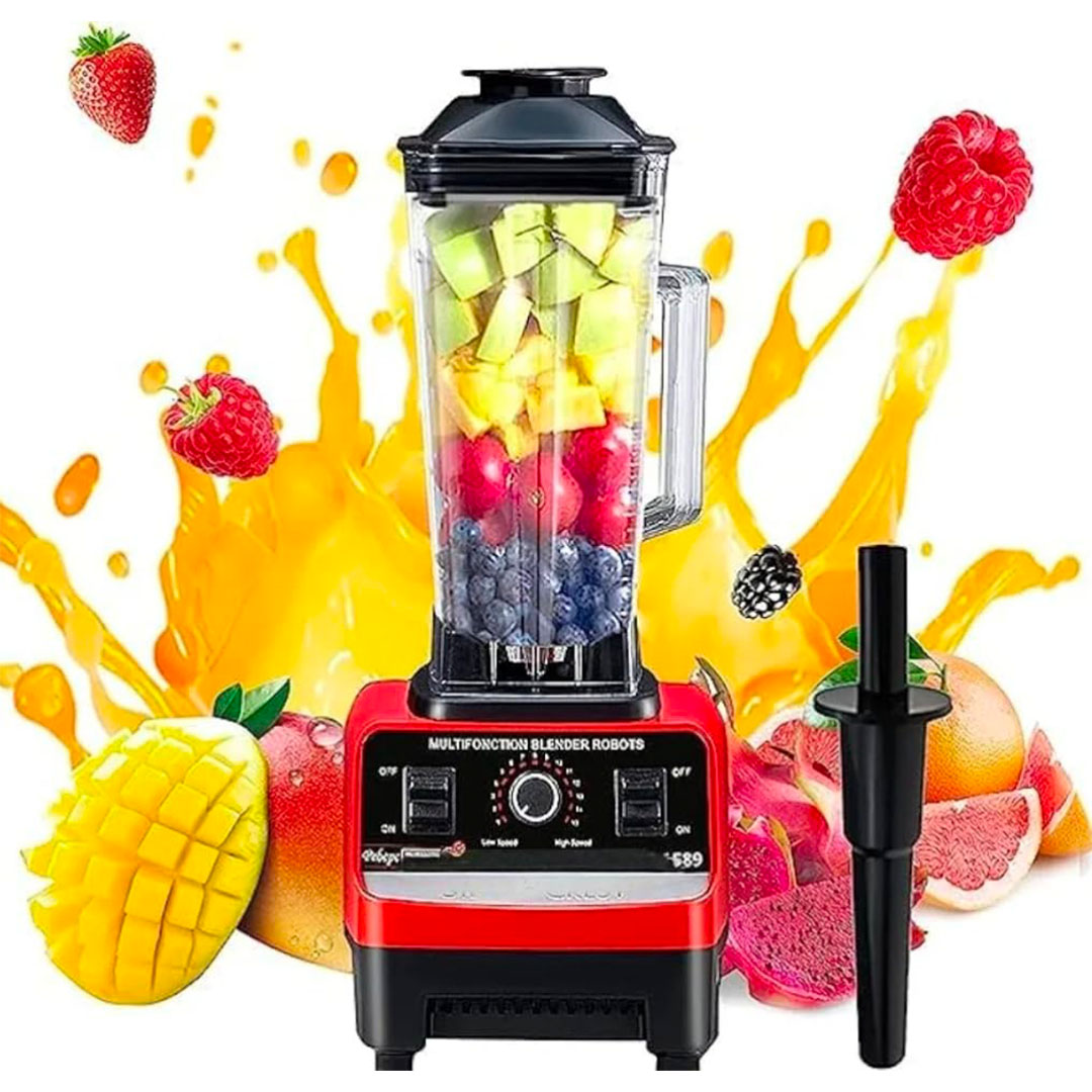 أوشن خلاط كهربائي - 1000 واط - 15 سرعة - أسود/أحمر